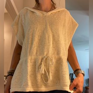 Roxy knit tie waist cover-up